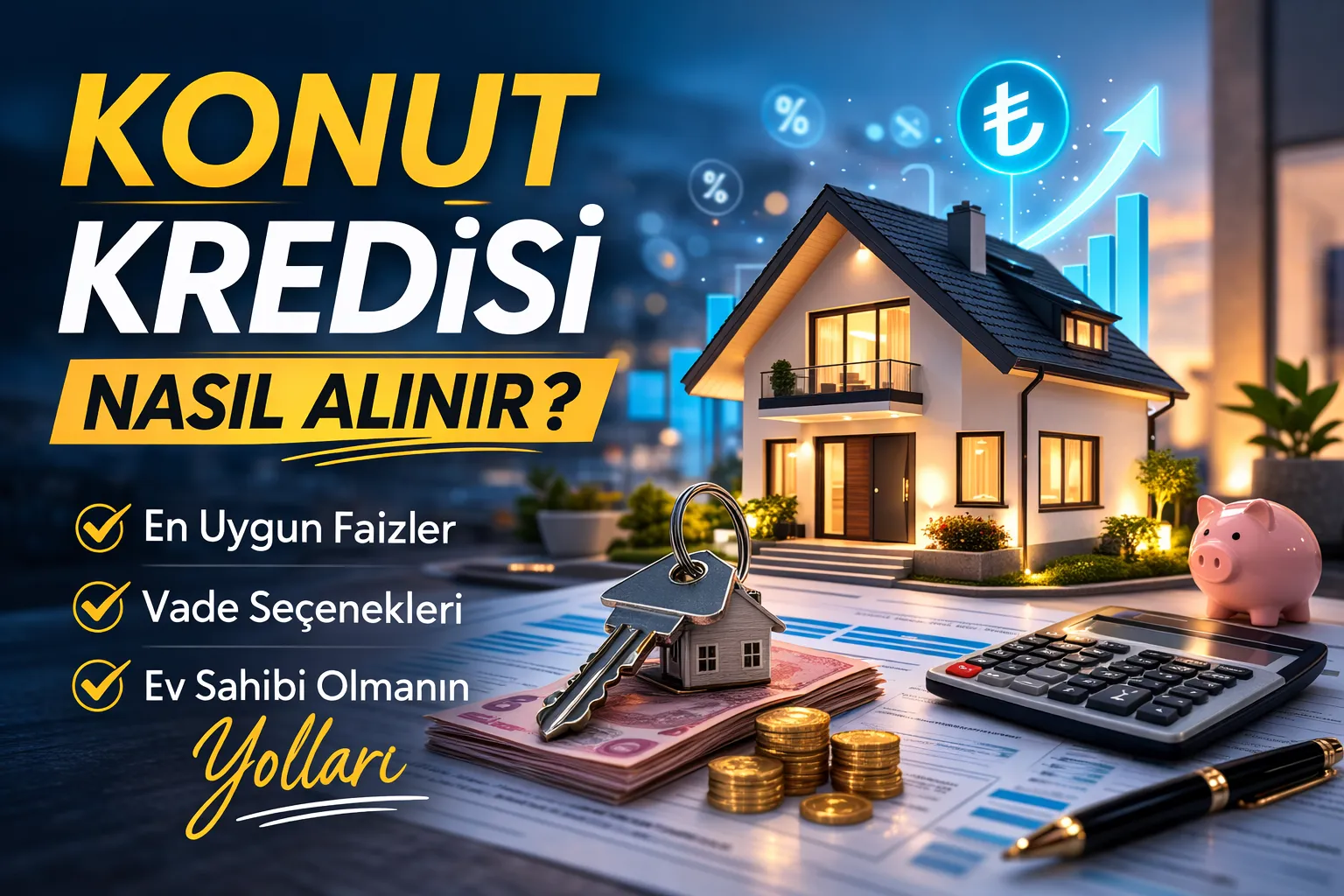Konut Kredisi Nedir? En Uygun Faizle Ev Sahibi Ol (2029 Rehberi)