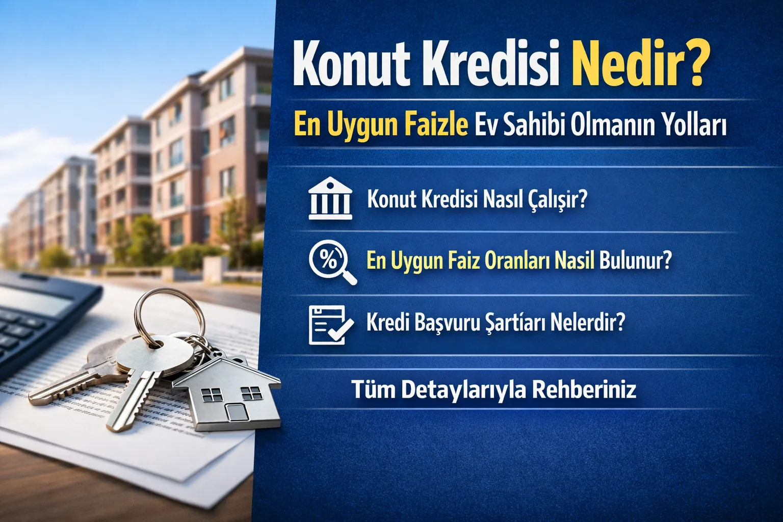 Konut Kredisi Nedir? En Uygun Faizle Ev Sahibi Ol (2029 Rehberi)
