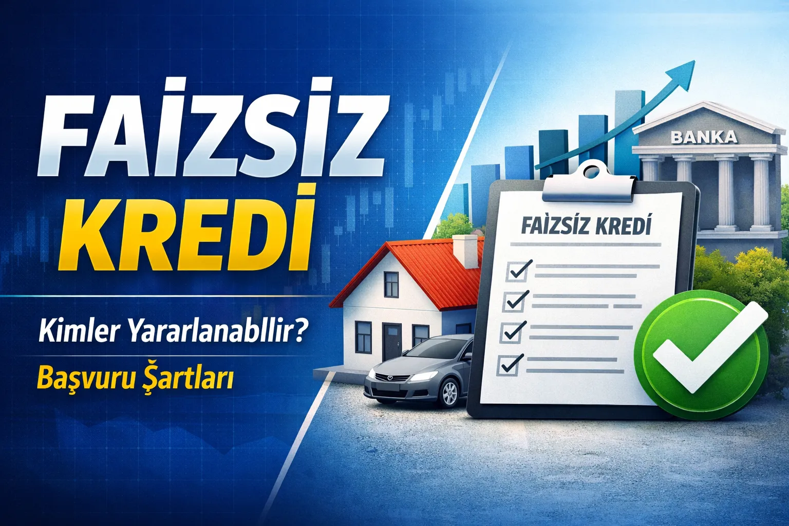 Faizsiz Kredi Nedir? Kimler Çekebilir ve Başvuru Şartları