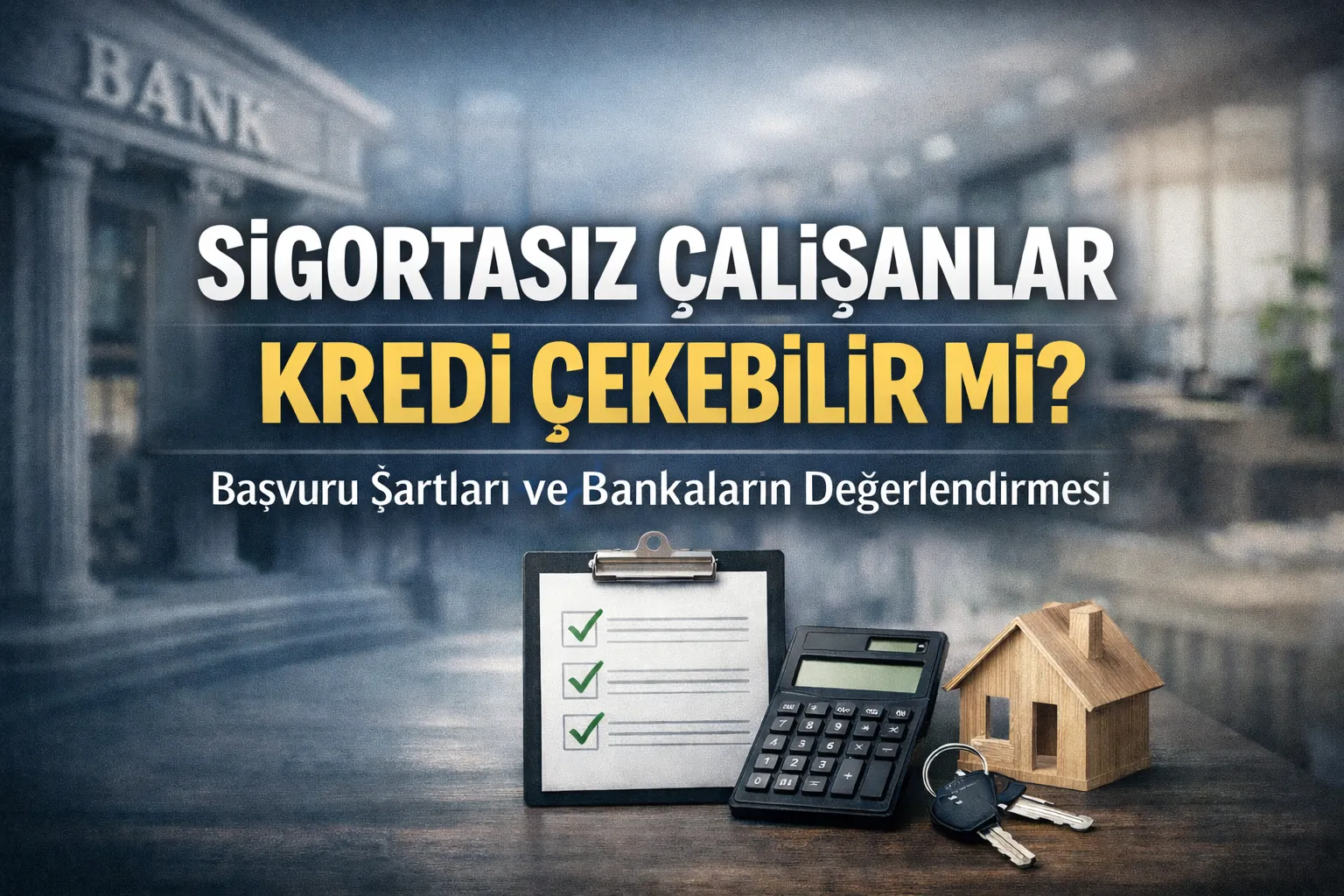 Sigortasız Çalışanlar Kredi Çekebilir mi?