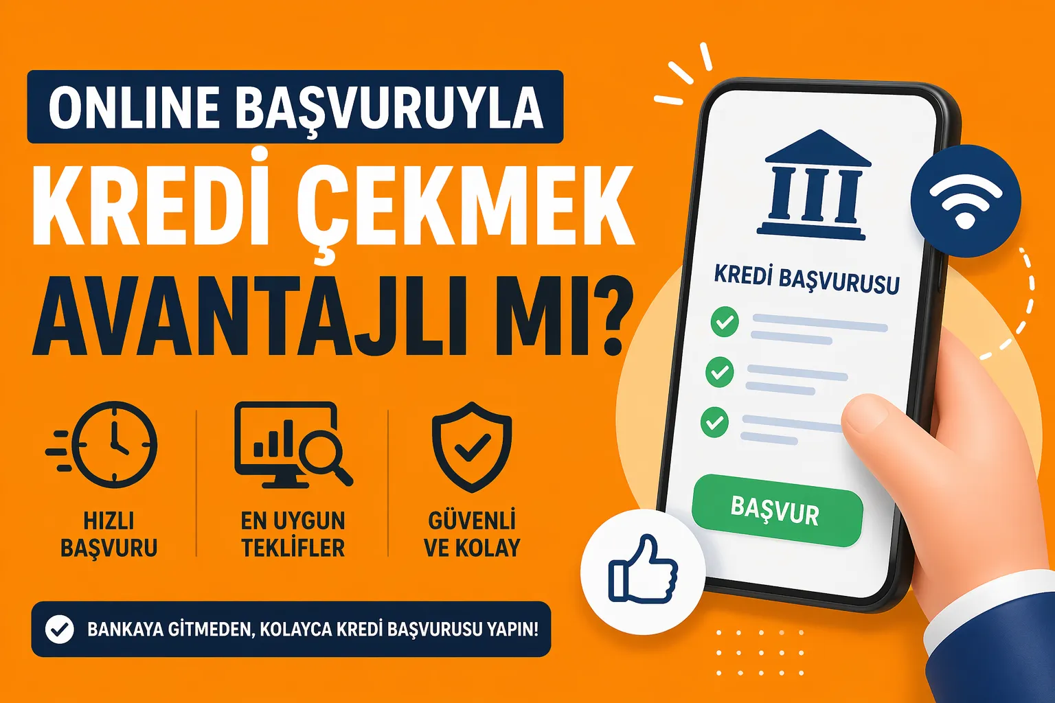 Online Başvuruyla Kredi Çekmek Avantajlı mı?